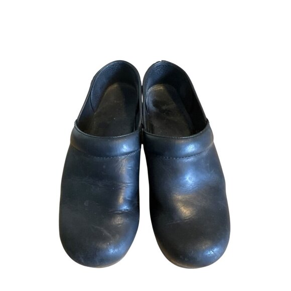 Dansko Black Leather Professional Clogs Size 39 – Comfort Work Shoes - Picture 5 of 9